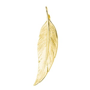 Pandantiv argint placat cu aur galben pana DiAmanti KS0241CG-DIA (Argint 925‰ 5,5 g.)
